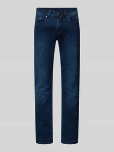Jeansy o kroju tapered fit z 5 kieszeniami model ‘Lyon’ - Spodnie męskie - miniaturka - grafika 1
