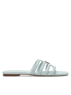 Badura Klapki JEAN-113775 Zielony - Klapki i japonki damskie - miniaturka - grafika 1