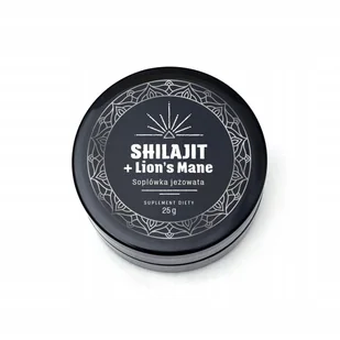 Shilajit, Oryginalne Ałtajskie Mumio Z Lion's Mane Pasta, 25g - Witaminy i minerały - miniaturka - grafika 1