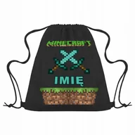 Plecaki worki - Worek Szkolny Na Buty Plecak WF Minecraft Diax Gra - miniaturka - grafika 1
