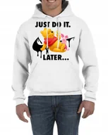Bluzy męskie - Bluza Z Kapturem Kubuś Puchatek Just Do It M 0779 - miniaturka - grafika 1