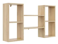 Półki do salonu - Skandynawska Półka Ścienna W Kolorze Dąb Sonoma P5-M11 - miniaturka - grafika 1