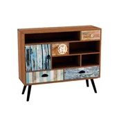 Komody - Komoda KM-3 Mezo Halmar Wielobarwny - miniaturka - grafika 1