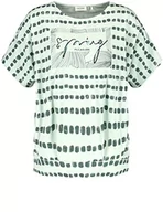 Koszulki i topy damskie - Gerry Weber T-shirt damski, mięta/sosna, 40 PL - miniaturka - grafika 1