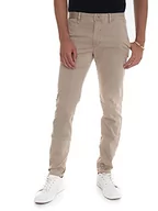 Spodenki męskie - Tommy Hilfiger Męskie spodnie Bleecker Th Flex Satin GMD, BEŻOWY, 40W / 29L - miniaturka - grafika 1