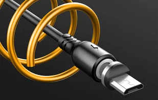 Kabel magnetyczny 3w1 USB do USB-C / Lightning / Micro USB Foneng X62, 2.4A, 1m (biały) - Kable - miniaturka - grafika 4