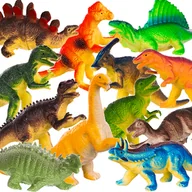 Figurki dla dzieci - Dinozaury Duży Zestaw dla Dzieci Dinozaur 12 szt Figurki Pomysł na Prezent KRUZZEL - miniaturka - grafika 1
