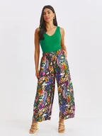 Spodnie damskie - Spodnie damskie zielone - DSP0205ZI spodnie długie - DRYWASH - Odzieżowy sklep internetowy TOP SECRET - miniaturka - grafika 1