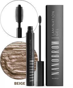 Nanobrow Lamination Gel Beige - Akcesoria i kosmetyki do stylizacji brwi - miniaturka - grafika 2