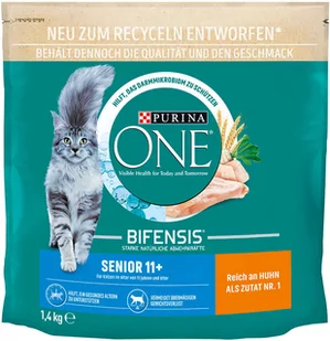 Purina ONE Senior 11+ - 1,4 kg - Sucha karma dla kotów - miniaturka - grafika 1