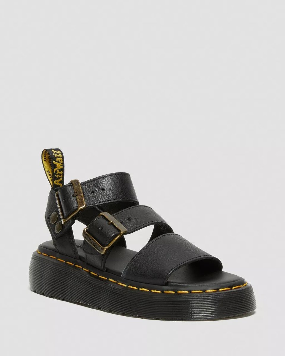 sandali donna dr. martens 2572001 gryphon quad pisa black