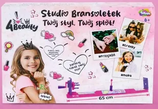 4 KIDZ Zestaw do robienia bransoletek STUDIO BRANSOLETEK ponad 140 el. - Prace ręczne dla dzieci - miniaturka - grafika 1