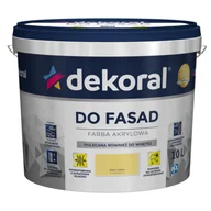 Farby zewnętrzne - Dekoral Farba DO FASAD Żółty ciepły 10 l - miniaturka - grafika 1