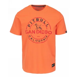 PITBULL KOSZULKA Light Weight 170 Basic San Diego Ins. '25 - Fluo Orange - Odzież taktyczna i umundurowanie - miniaturka - grafika 1