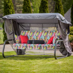 Huśtawka Ogrodowa Venezia Lux Ze Stolikami G039-11Hb Patio - Huśtawki - miniaturka - grafika 1