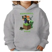 Bluzy dla dziewczynek - BLUZA DZIECIĘCA MINECRAFT 146-152 DLA DZIEWCZYNKI CHŁOPCA PREZENT - miniaturka - grafika 1