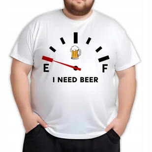 Piżama Męska I NEED BEER Spodenki Prezent Dla Faceta Śmieszne Wzory XXL - Piżamy damskie - miniaturka - grafika 1