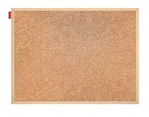 MEMOBE Tablica korkowa 100x60 drewno MEMOBE - Tablice i flipcharty - miniaturka - grafika 1