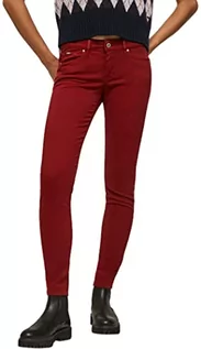 Spodnie damskie - Pepe Jeans Damskie spodnie Soho, 286spalona czerwień (U91), 25W / 32L - grafika 1