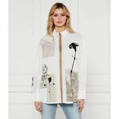 Koszule damskie - Desigual Koszula RECORTES_LACROIX | Oversize fit - miniaturka - grafika 1