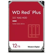 Dyski serwerowe - Western Digital western digital Red Plus 12TB SATA 6Gb/s 3.5inch 256MB cache 7200Rpm Internal HDD Bulk - miniaturka - grafika 1