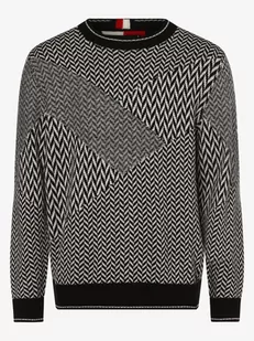Tommy Hilfiger - Sweter męski, biały - Swetry męskie - miniaturka - grafika 1