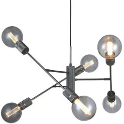 Halo Design - Halo 6 Lampa Wisząca Gun Black Halo Design - Lampy sufitowe - miniaturka - grafika 1