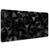 Podkładki na biurko - Duża podkładka na biurko Abstrakcja czarna 100x50cm, Dywanomat - miniaturka - grafika 1