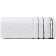 Ręczniki - Eurofirany Euro Firany Ręcznik Kąpielowy Livia3 Biały 70x140 1217276 - miniaturka - grafika 1