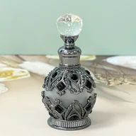 Inne - TEMU Butelka perfum 15ml z emaliowanego szkła, ponownie napełnialny pojemnik na olejki eteryczne, tylko ręczne mycie, bez zapachu, okrągły kształt, - miniaturka - grafika 1