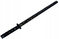 Zabawki i gry sportowe - CZARNY ZDOBIENIA BEZPIECZNY Drewniany Miecz Rycerz 73 cm KATANA SAMURAJ - miniaturka - grafika 1