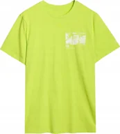 Koszulki męskie - Męska koszulka bawełniania 4F M2106 casualowy T-SHIRT sportowy R. M - miniaturka - grafika 1