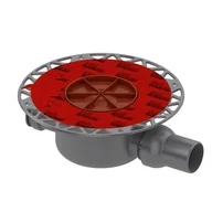 Odpływy liniowe - Tece Drainpoint S Zestaw odpływowy podłogowy poziomy, znormalizowany, DN 50, z kołnierzem uniwersalnym Seal System, 3601500 - odbiór osobisty: Kraków, Warszawa, 29-Innych-Miast - miniaturka - grafika 1