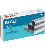 Zszywki - Eagle Zszywki 24/6 1000 sztuk - miniaturka - grafika 1