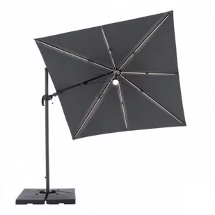 RAVENNA 2,5 x 2,5 m - uchylny parasol ogrodowy z oświetleniem LED - Parasole ogrodowe - miniaturka - grafika 1