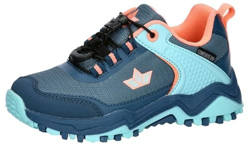 Lico Kelsey, Buty do Trekkingu Dziewczyny, Petrol/Türkis/Lachs, 29 EU, Petrol Türkis Lachs, 36