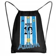 Plecaki worki - Worek Szkolny Na Buty Workoplecak WF Do Przedszkola LIONEL MESSI 10 PIŁKA #1 - miniaturka - grafika 1