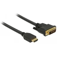 Kable - Delock 85652 Dwukierunkowy kabel HDMI do DVI 24+1 1 m - miniaturka - grafika 1