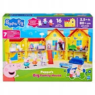 Figurki dla dzieci - Świnka Peppa Duży Dom domek 80 cm. Peppy figurki i akcesoria Hasbro G0508 - miniaturka - grafika 1