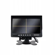 Kamery cofania - Monitor LCD 7 cali 4-PIN 4 kanały Quad na stopce - miniaturka - grafika 1