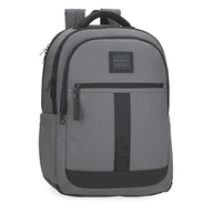Torby na laptopy - Pepe Jeans Hoxton Plecak na Laptopa 15,6 cala Szary 31 x 44 x 15 cm Poliester i PU 20,46 l by Joumma Bags, Szary, Talla única, plecak na laptopa - miniaturka - grafika 1