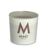 Świece - MUHA' | Świeca zapachowa z białego szkła, zapach wody i soli, perfumy dla środowiska, rozmiar 270 Gr - miniaturka - grafika 1