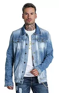 Kurtki męskie - Gianni Kavanagh Męska kurtka Medium Blue Rebirth, Średnioniebieski, L - miniaturka - grafika 1