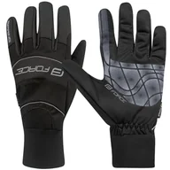 Rękawiczki rowerowe - Rękawiczki rowerowe długie jesienne Force Windster Spring 90446-XXL - miniaturka - grafika 1