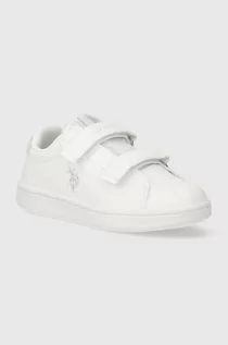 Buty dla dziewczynek - U.S. Polo Assn. sneakersy dziecięce TRACE002A kolor biały - grafika 1