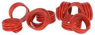 Akcesoria do hodowli zwierząt - Kerbl Hobbyfarming Pierścień spiralny 16 mm, czerwony tworzywo sztuczne, 100 sztuk - miniaturka - grafika 1
