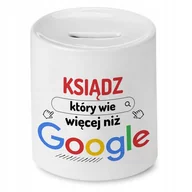 Skarbonki - Skarbonka Dla Księdza na Urodziny na Prezent z Nadrukiem ze Zdjęciem - miniaturka - grafika 1