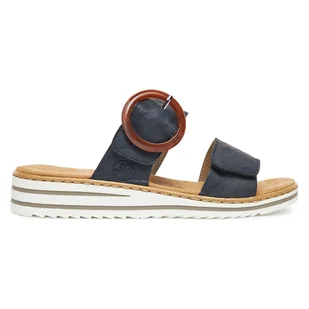 Klapki Rieker V0692-14 - Klapki i japonki damskie - miniaturka - grafika 1