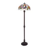 Lampy stojące - Unikalna lampa podłogowa, dekoracyjny witraż K-F16835 z serii ROSE - miniaturka - grafika 1