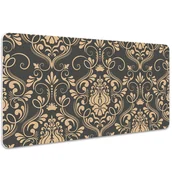 Podkładki na biurko - Mata z nadrukiem na biurko Złoty ornament 100x50 cm, Dywanomat - miniaturka - grafika 1